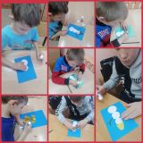 Аппликация "Снеговик"